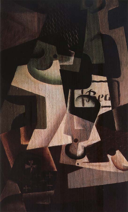 Juan Gris Fruit bowl and bottle